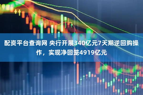 配资平台查询网 央行开展340亿元7天期逆回购操作，实现净回笼4919亿元