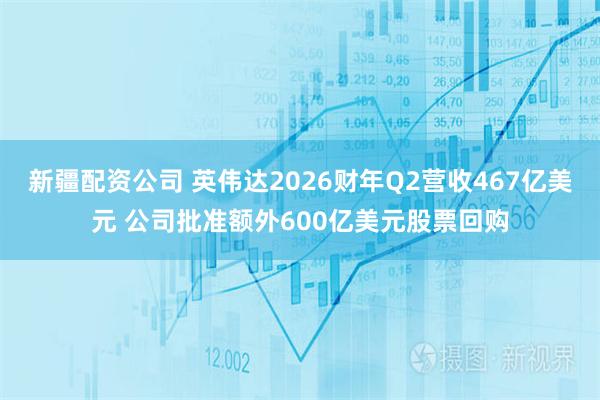 新疆配资公司 英伟达2026财年Q2营收467亿美元 公司批准额外600亿美元股票回购